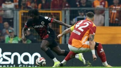 Galatasaray, Süper Lig’in 13. haftasında konuk ettiği Gençlerbirliği’ni 3-2 mağlup