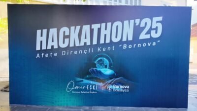 Bornova Belediyesi’nin “Afete Dirençli Kent Bornova” sloganıyla düzenlediği Hackathon 2025’te,