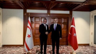 Dışişleri Bakanı Hakan Fidan, Kuzey Kıbrıs Türk Cumhuriyeti Cumhurbaşkanı Tufan