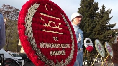 Büyük Önder Mustafa Kemal Atatürk, vefatının 87’nci yılında Büyükçekmece’de düzenlenen