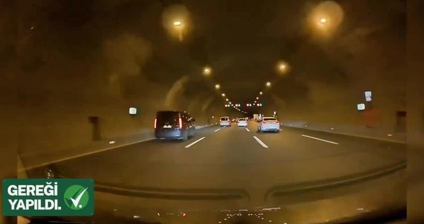 İçişleri Bakanı Ali Yerlikaya, İstanbul'un Çekmeköy ilçesinde makas atarak trafik