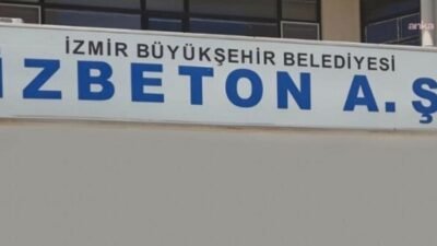 İzmir Büyükşehir Belediyesi iştiraki İZBETON AŞ'de, "asfalt kaplaması ve yol-inşaat