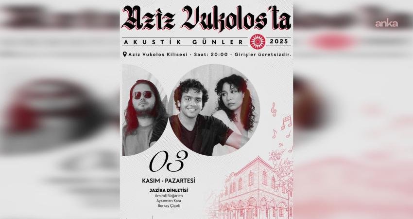 İzmir Büyükşehir Belediyesi’nin organizasyonuyla Aziz Vukolos Kilisesi’nde farklı müzik türlerinde