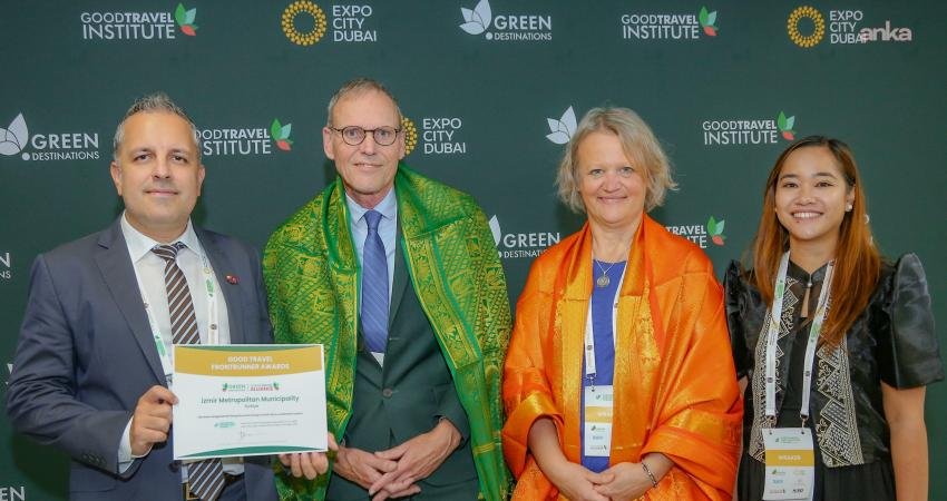 İzmir Büyükşehir Belediyesi’ne “Öncü Kuruluş” ödülü İzmir Büyükşehir Belediyesi, sürdürülebilir turizm alanında yaptığı çalışmalar neticesinde Green
