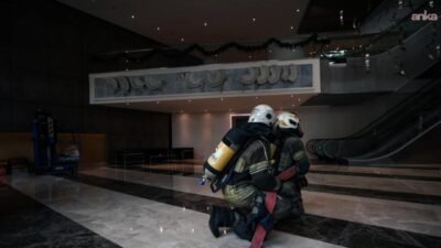 İzmir’in Konak ilçesinde bulunan Swissotel Büyük Efes’te İzmir İtfaiye Dairesi