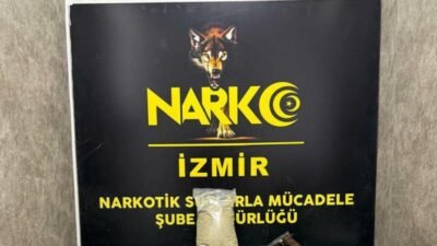 İzmir Cumhuriyet Başsavcılığı koordinesinde, Narkotik Suçlarla Mücadele Şube Müdürlüğü ekipleri