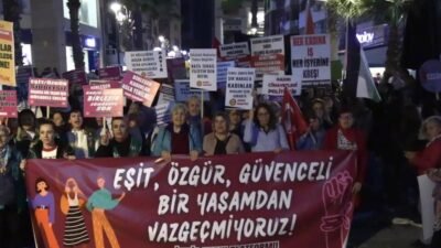 İzmir’deki kadın platformları 25 Kasım Kadına Yönelik Şiddet ve Uluslararası