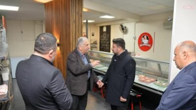 Kahramankazan Belediye Başkanı Selim Çırpanoğlu, ilçedeki esnafı ziyaret ederek onların