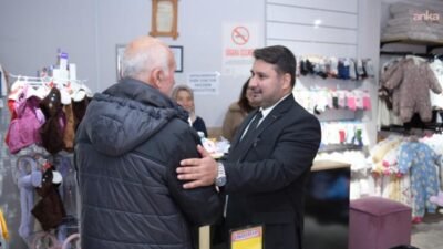 Kahramankazan Belediye Başkanı Selim Çırpanoğlu, Mehmet Akif Ersoy Caddesi’ndeki esnafı
