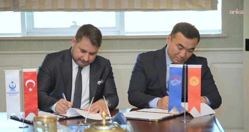 Kahramankazan Belediyesi ile Kırgızistan’ın Narın Büyükşehir Belediyesi arasında dayanışma ve