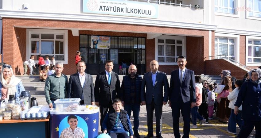 Kahramankazan’da DMD hastası Musa Boran için dayanışma kermesi Kahramankazan Atatürk İlkokulu’nda DMD hastası Musa Boran İnan için düzenlenen