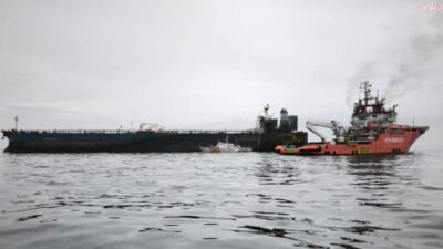 Ulaştırma ve Altyapı Bakanlığı, Rusya'ya seyir halindeyken Karadeniz açıklarında patlama ve