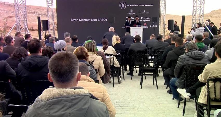 Kültür ve Turizm Bakanı Mehmet Nuri Ersoy, Taş Tepeler Projesi'nin "insanlık