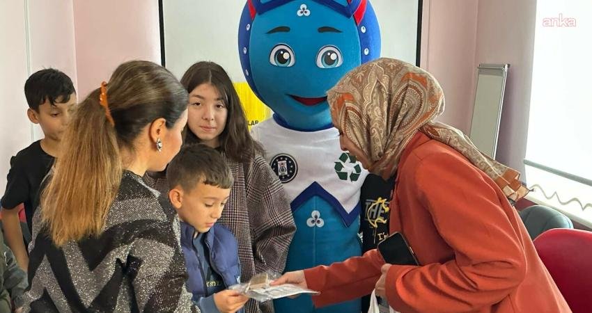 Kütahya Belediyesi, özel öğrencilere yönelik sıfır atık eğitimi verdi. 