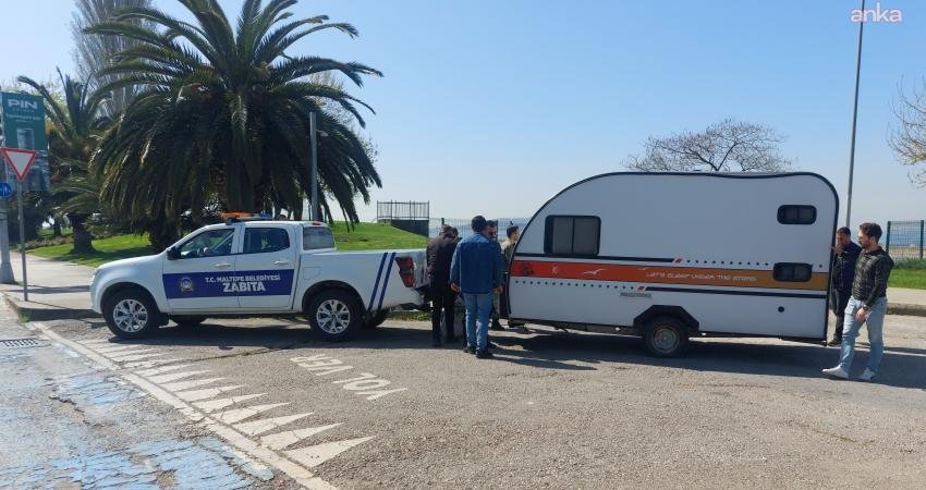 Maltepe sınırları içerisinde belirlenen karavan parklarının dışında karavanların park etmeleri