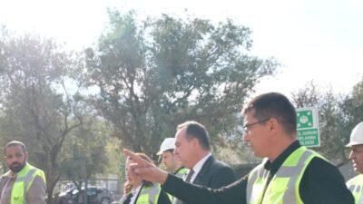 Manisa Büyükşehir Belediye Başkanı Besim Dutlulu, Turgut Özal Mahallesi’nde yapımı