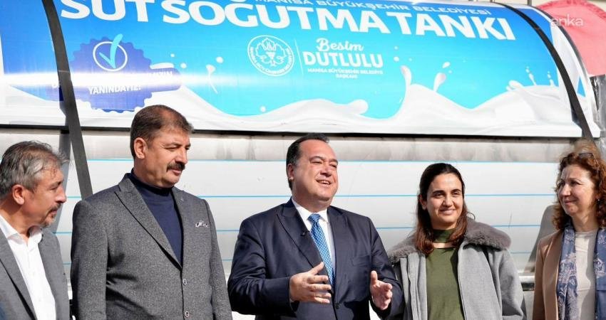 Manisa Büyükşehir Belediyesi’nden 10 kooperatife makine ve ekipman desteği Manisa Büyükşehir Belediyesi, 10 tarımsal kalkınma kooperatifine süt soğutma tankı,