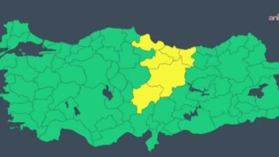 Meteoroloji Genel Müdürlüğü, Orta Karadeniz ile İç Anadolu’nun kuzeydoğusunda beklenen