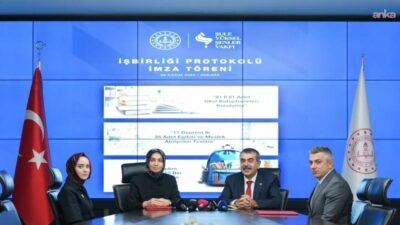 Milli Eğitim Bakanı Yusuf Tekin, Bakanlık ile Şule Yüksel Şenler