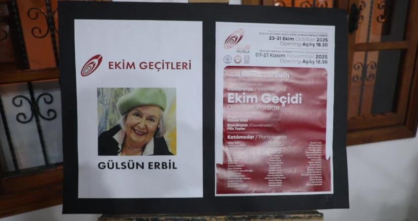 Muğla Büyükşehir Belediyesi’nin destekleriyle düzenlenen ressam Gülsün Erbil’in projesi "Uluslararası