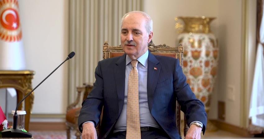 Numan Kurtulmuş-Tufan Erhürman görüşmesi… Kurtulmuş: Türkiye ve KKTC, ortak hedefleri doğrultusunda yürüme becerisini sürdürecek TBMM Başkanı Numan Kurtulmuş, Türkiye'ye resmi ziyarette bulunan KKTC Cumhurbaşkanı