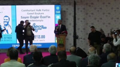 CHP Genel Başkanı Özgür Özel, Tepebaşı Belediyesi Ferdi Zeyrek Yaşam