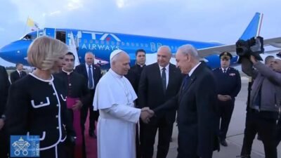 Vatikan Devlet Başkanı Papa 14. Leo’yu taşıyan ITA Airways’a ait A320neo