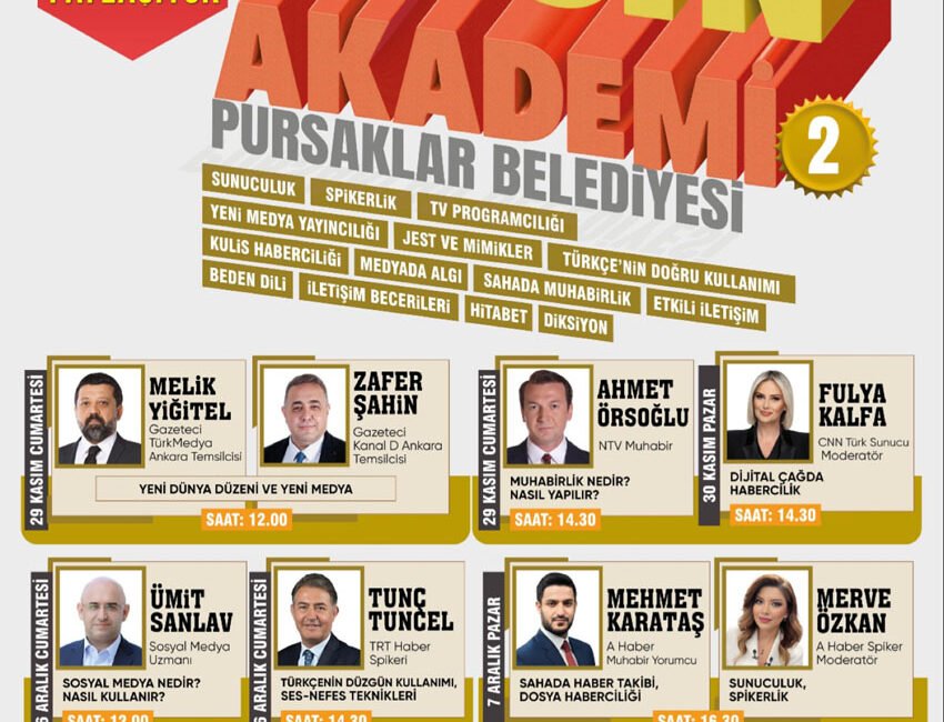 Pursaklar Belediyesi, gençlerin ve basına ilgi duyan kişilerin medya alanında