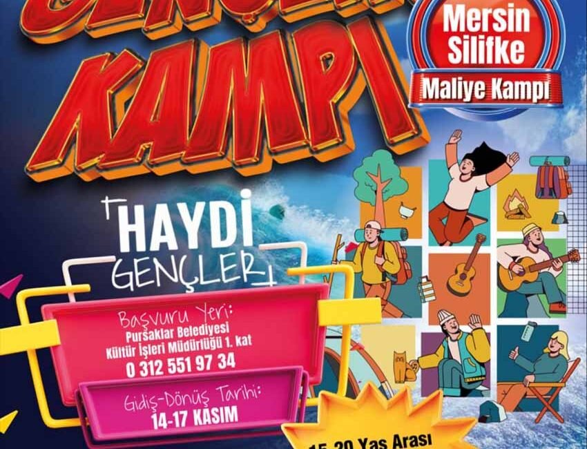 Gençlerin sosyal, kültürel ve sportif etkinliklerde bulunabilmeleri için birbirinden farklı