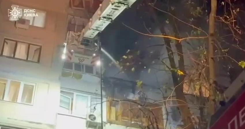 Kiev dün gece Rusya tarafından saldırıya uğradı. Dronlar ve füzeler