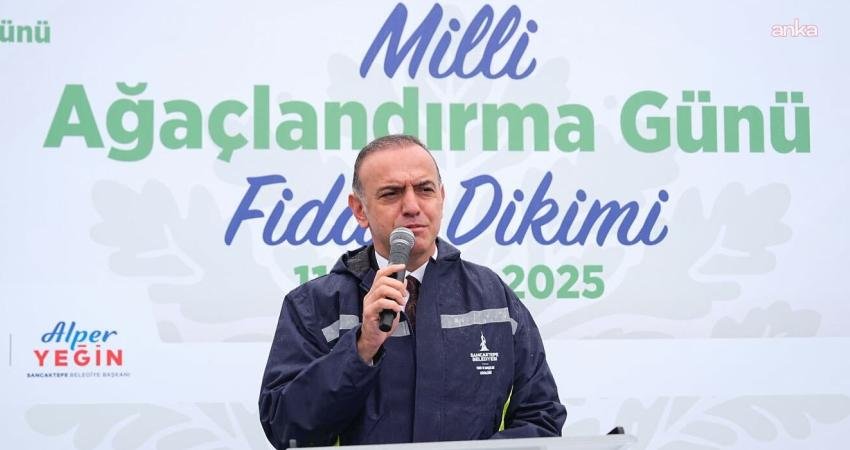 11 Kasım Milli Ağaçlandırma Günü dolayısıyla düzenlenen fidan dikim etkinliğinde