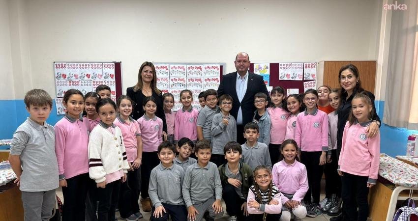 Sınıf başkanlığı seçiminde ‘Menderes Belediye Başkanı İlkay Çiçek’ vaadi gerçek oldu Menderes Maurice Aliberti- Esin Özgener İlkokulu 3/A sınıfında başkanlık seçimlerinde