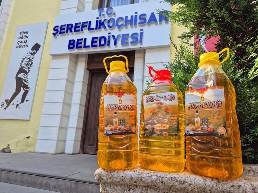 Ankara’nın Şereflikoçhisar ilçesinde Şereflikoçhisar Belediye Başkanlığı tarafından üretilen aspirler, yağ