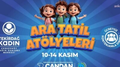 Tekirdağ Büyükşehir Belediyesi, 2025-2026 eğitim-öğretim yılının ilk ara tatilinde, öğrenciler