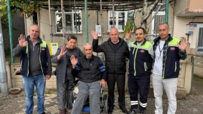 Tekirdağ Büyükşehir Belediyesi, sosyal belediyecilik çalışmaları kapsamında hareket kısıtlılığı bulunan