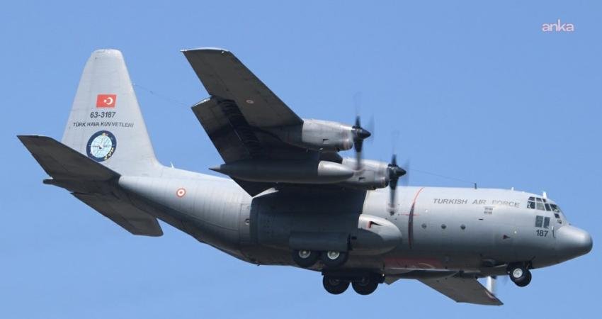 Azerbaycan'dan Türkiye'ye gelmek üzere havalanan ve 20 personelin bulunduğu bir
