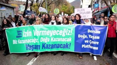 DEM Parti Eş Genel Başkanı Tülay Hatimoğulları, Tunceli’de düzenlenen doğa