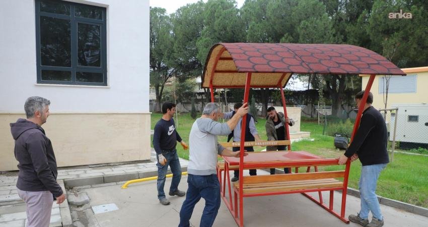 Turgutlu Belediyesi ekipleri, ilçe genelinde boyama, yeşillendirme, budak ve bakım