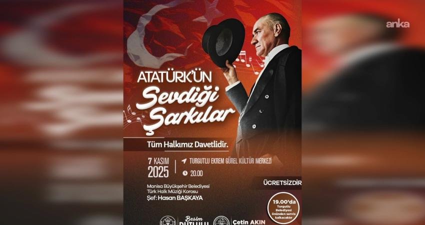 Turgutlu Belediyesi ve Manisa Büyükşehir Belediyesi iş birliğiyle düzenlenen "Atatürk’ün
