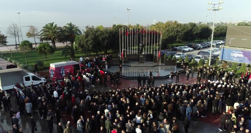 Ulu Önder Mustafa Kemal Atatürk, vefatının 87’nci yılında Tuzla’da düzenlenen