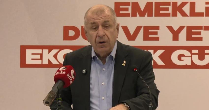 Zafer Partisi Genel Başkanı Ümit Özdağ, "Türkiye'de 16 milyon emekli,