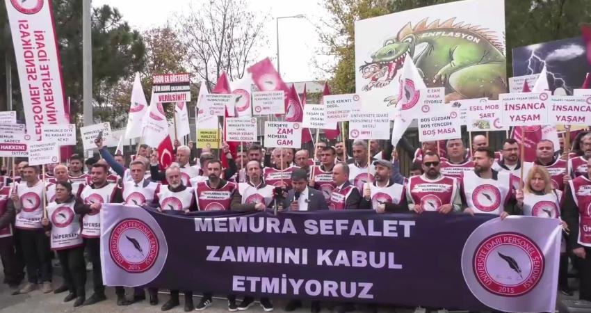 Üniversite İdari Personel Sendikası’ndan memur maaşlarına zam talebi: “Sefalet zammı istemiyoruz” Üniversite İdari Personel Sendikası (Ünipersen) Genel Başkanı İbrahim Güzel, "Bugün,