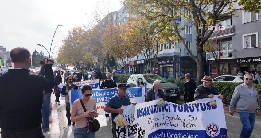 Uşak’ta üreticiler Sol Parti'nin öncülüğünde artan maliyetler, kapanan hayvan pazarları