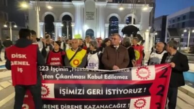 Van Büyükşehir Belediyesinde kayyum yönetimi tarafından işten çıkarılan 223 işçinin