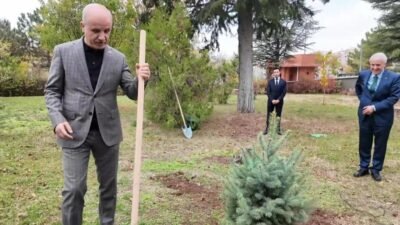 Yükseköğretim Kurulu Başkanı Erol Özvar, 11 Kasım Millî Ağaçlandırma Günü