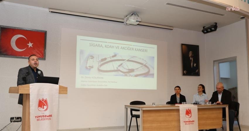 Yunusemre’de “Temiz Nefes Sağlıklı Gelecek” paneli düzenlendi Yunusemre Belediyesi ile Manisa Celal Bayar Üniversitesi iş birliğiyle düzenlenen