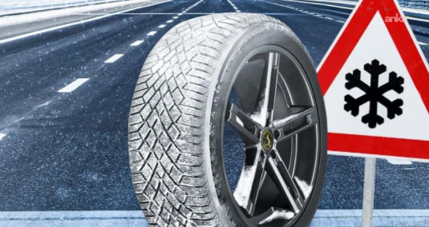 Ticari araçlar için kış lastiği zorunluluğu 15 Kasım itibarıyla başlıyor;