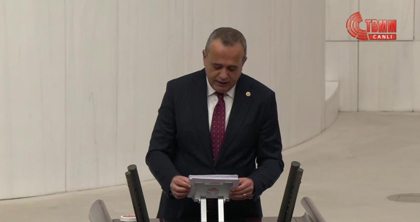 TBMM Genel Kurulu’nda 2026 yılı bütçesinin kanun teklifi üzerine konuşan