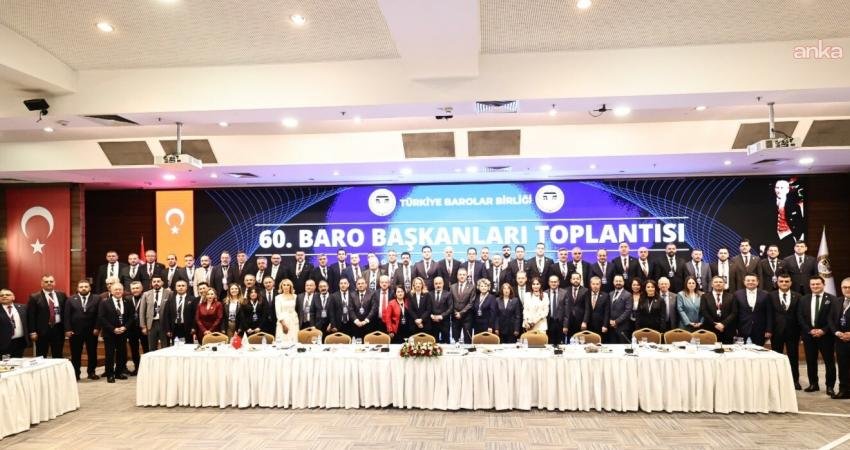 60’ıncı Baro Başkanları Toplantısı, Ankara’da yapıldı 60’ıncı Baro Başkanları Toplantısı, Türkiye Barolar Birliği'nin (TBB) ev sahipliğinde