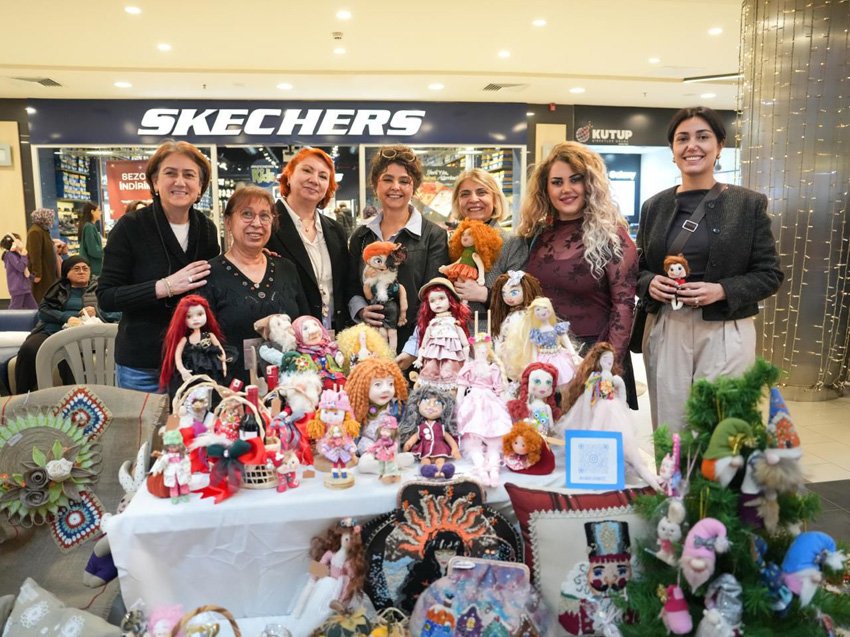 Etimesgut Belediyesi tarafından kadınların üretime katılımını artırmak ve emeklerini görünür